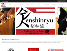 Tablet Screenshot of kenshin.com.au